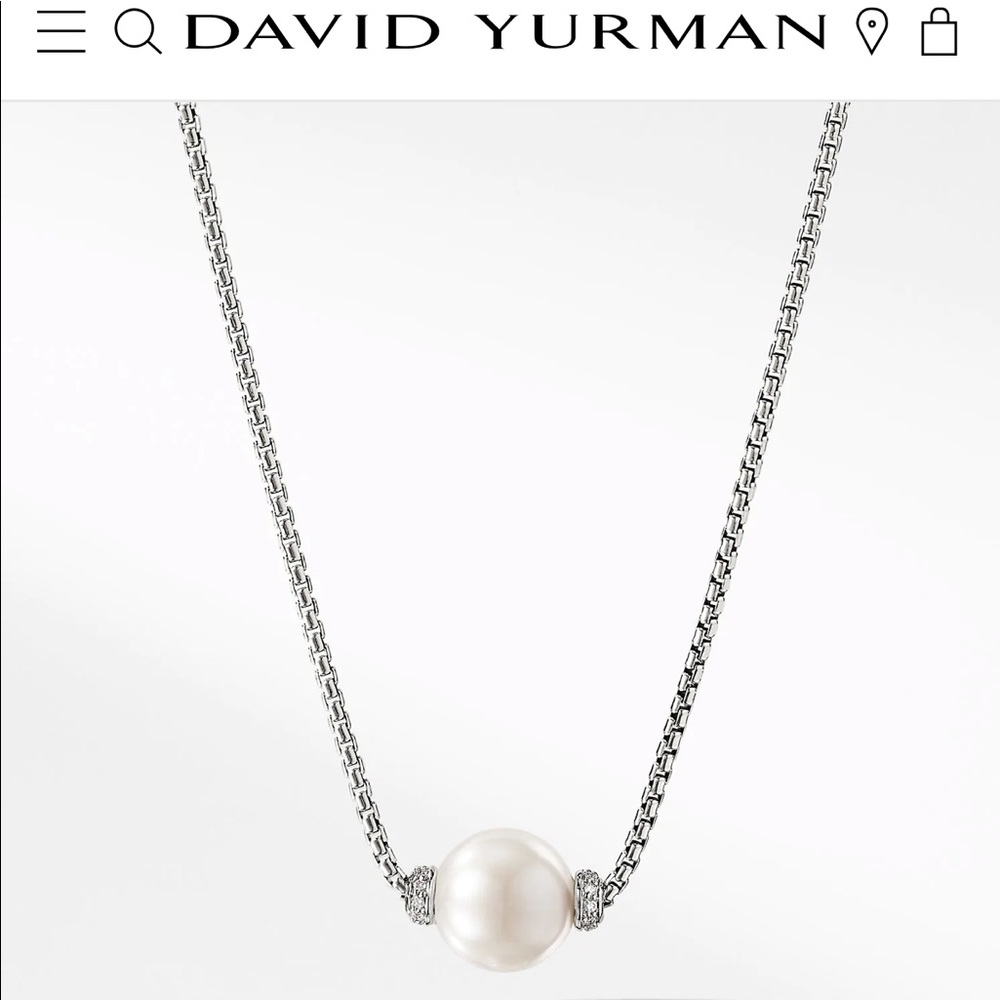 David Yurman Solari Stationary Pearl Necklace